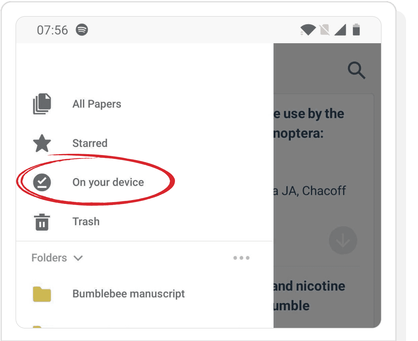 See which PDFs are download on your device